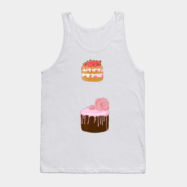 Cute cakes Tank Top by Carriefamous